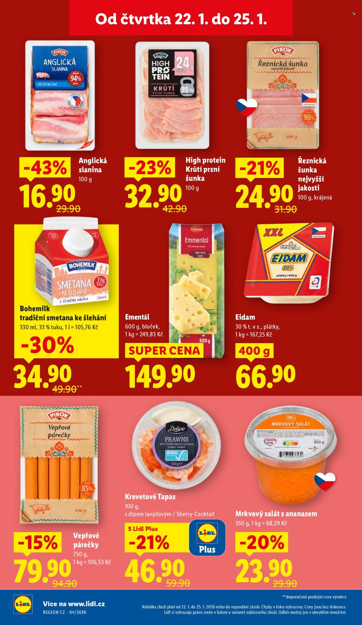 Leták Lidl - 22.1.2026 - 25.1.2026. Strana 12