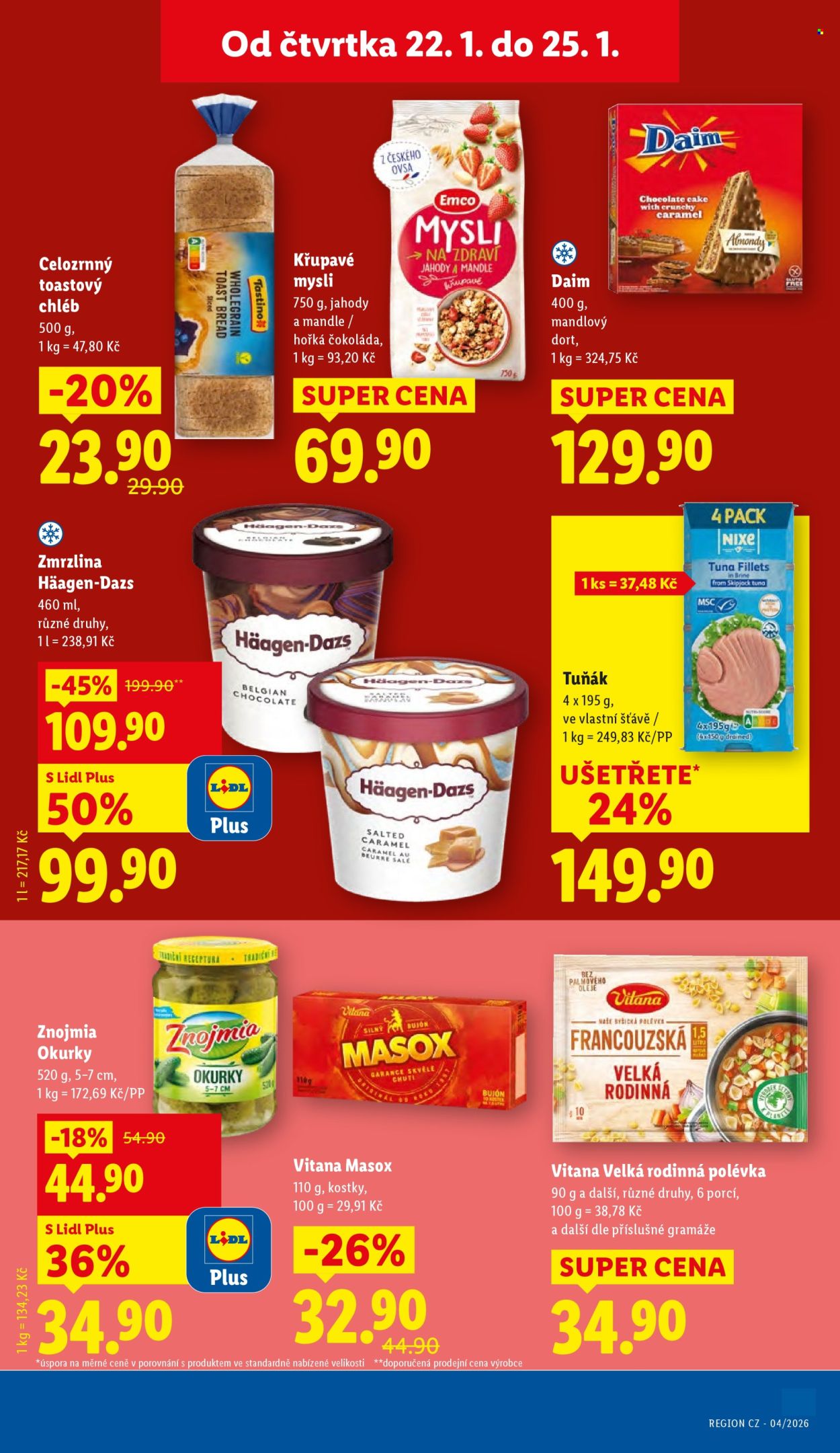 Leták Lidl - 22.1.2026 - 25.1.2026. Strana 13