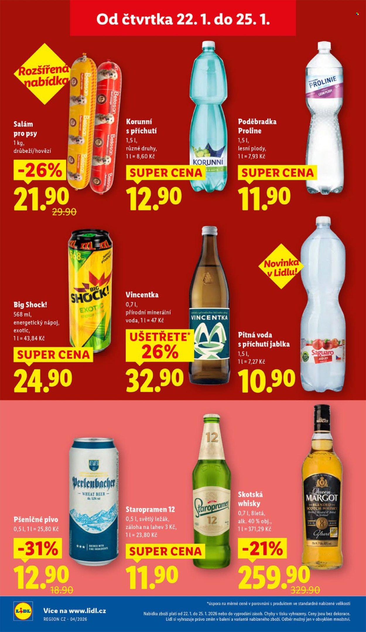 Leták Lidl - 22.1.2026 - 25.1.2026. Strana 16