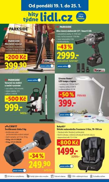 Leták Lidl - 19.1.2026 - 25.1.2026.