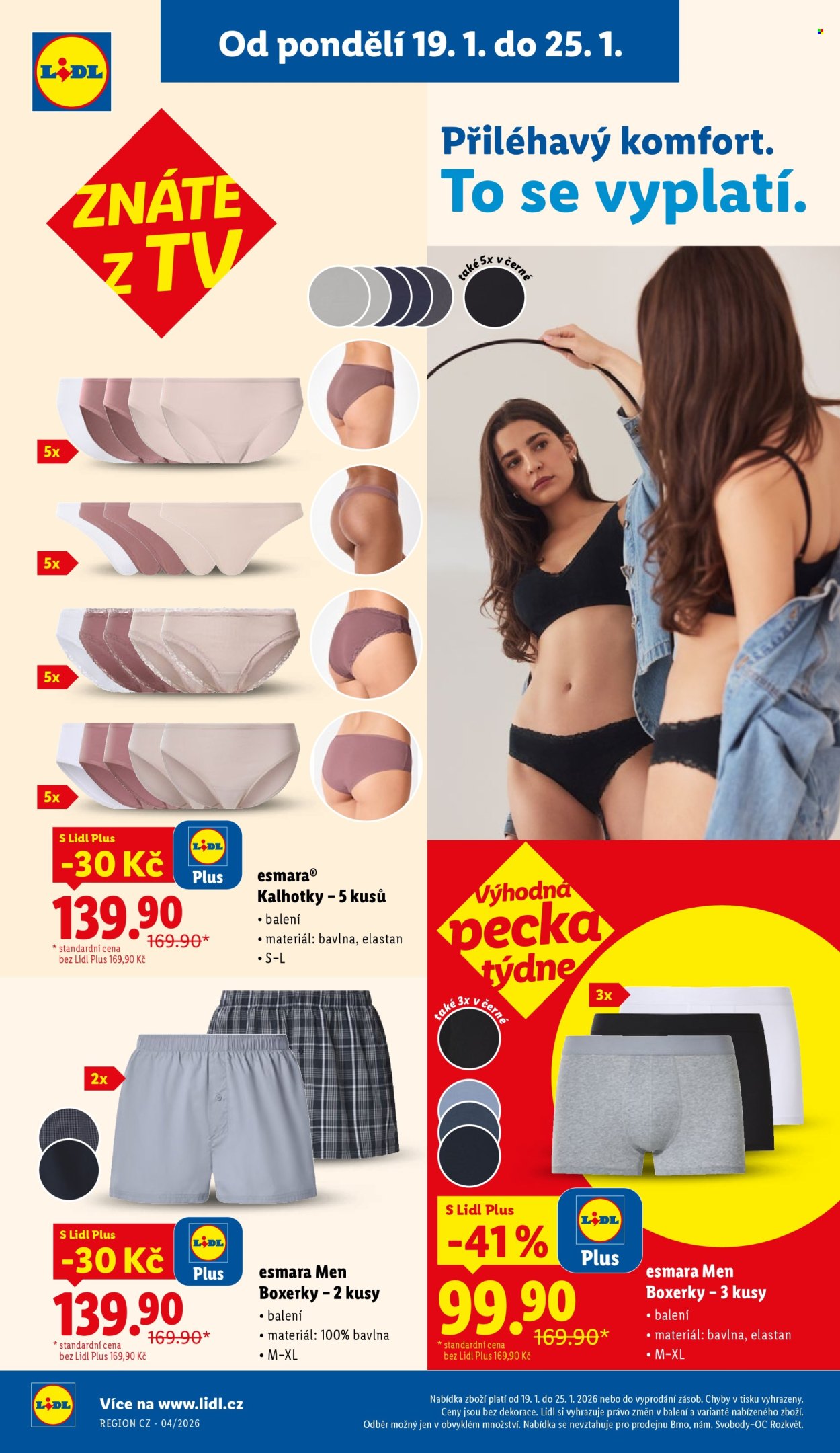 Leták Lidl - 19.1.2026 - 25.1.2026. Strana 4