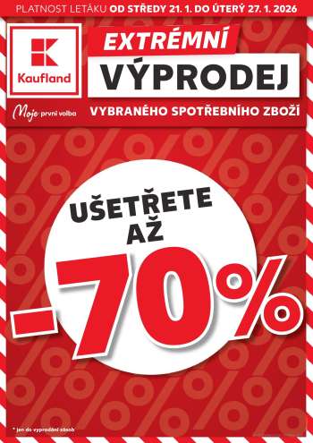 Leták Kaufland - 21.1.2026 - 27.1.2026.