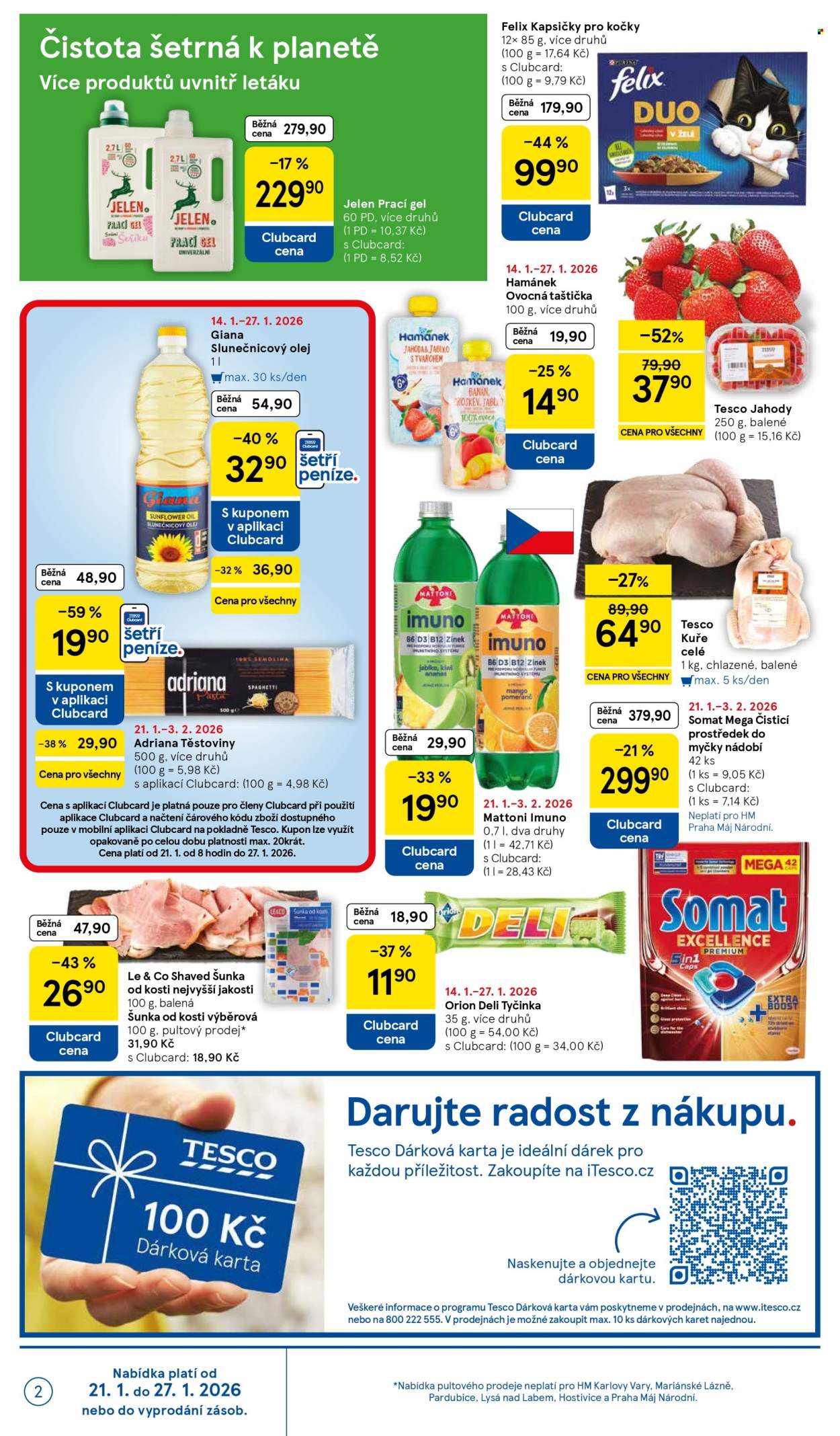Leták TESCO - 21.1.2026 - 27.1.2026. Strana 2