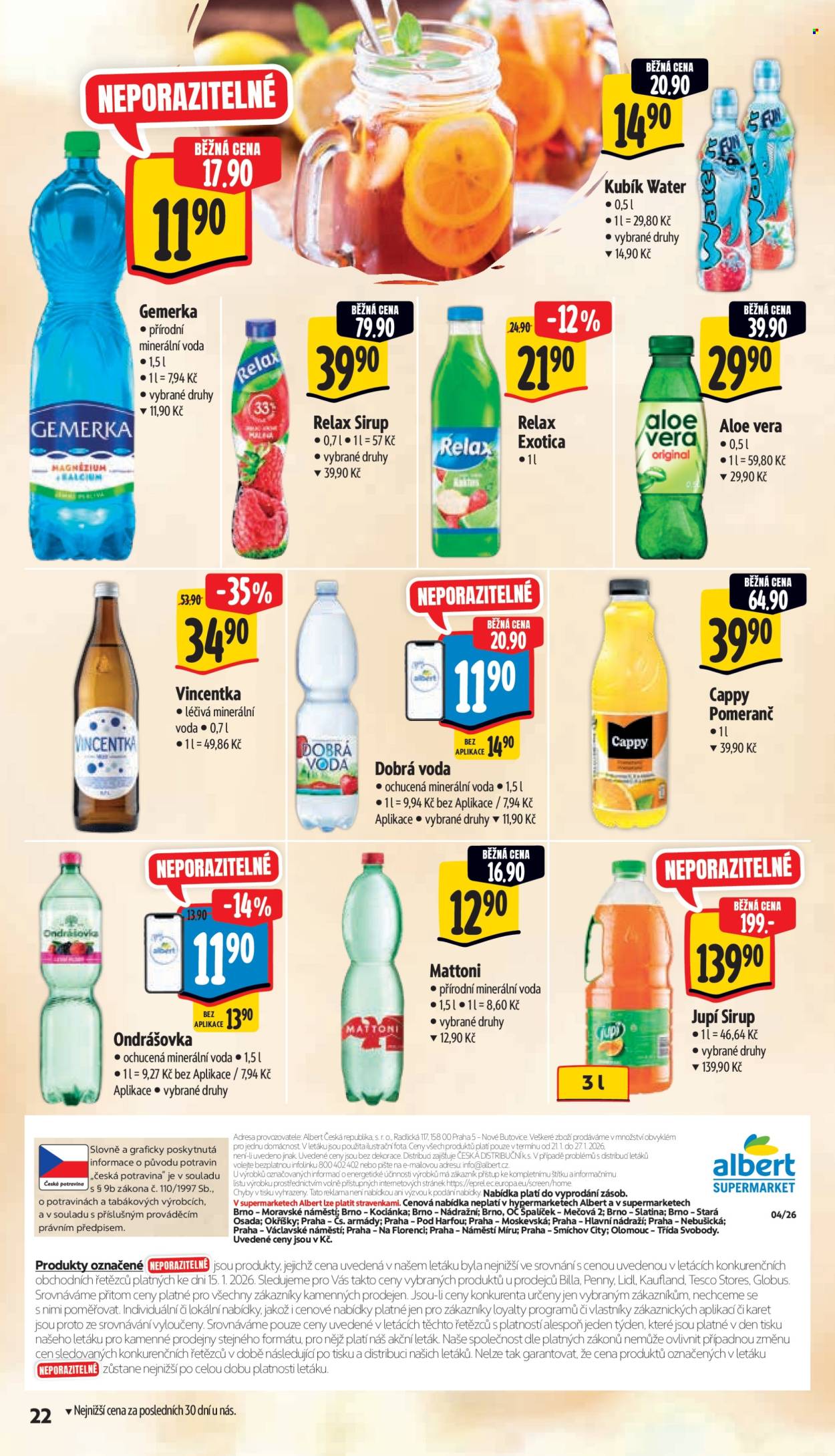 Leták Albert Supermarket - 21.1.2026 - 27.1.2026. Strana 28