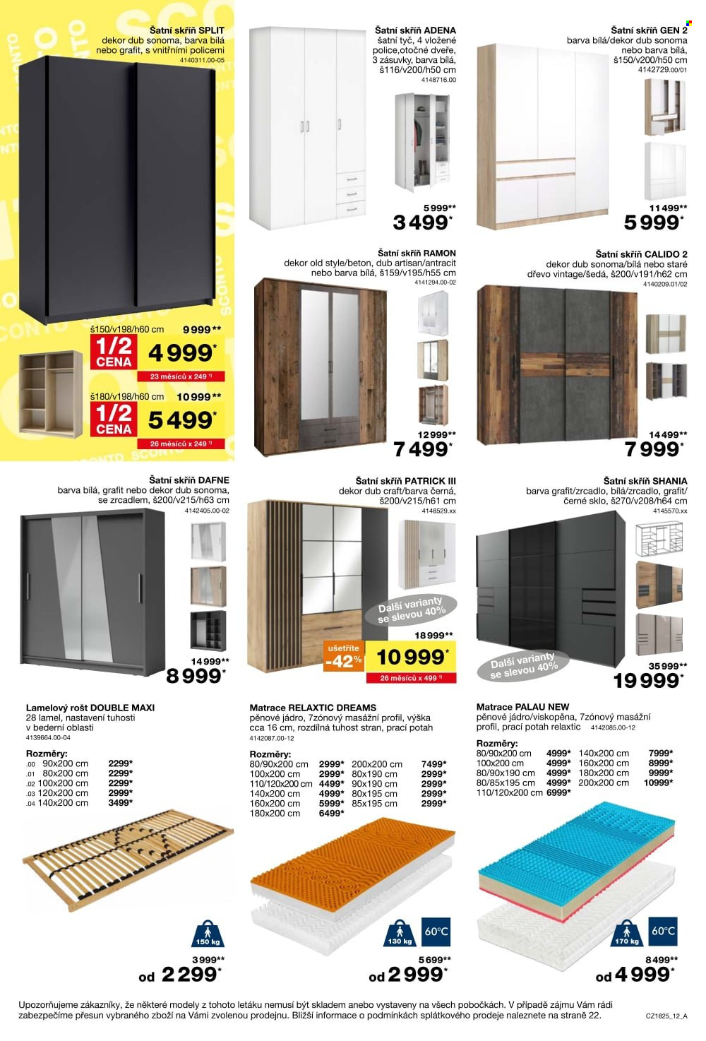 Leták SCONTO NÁBYTEK - 21.1.2026 - 10.2.2026. Strana 12