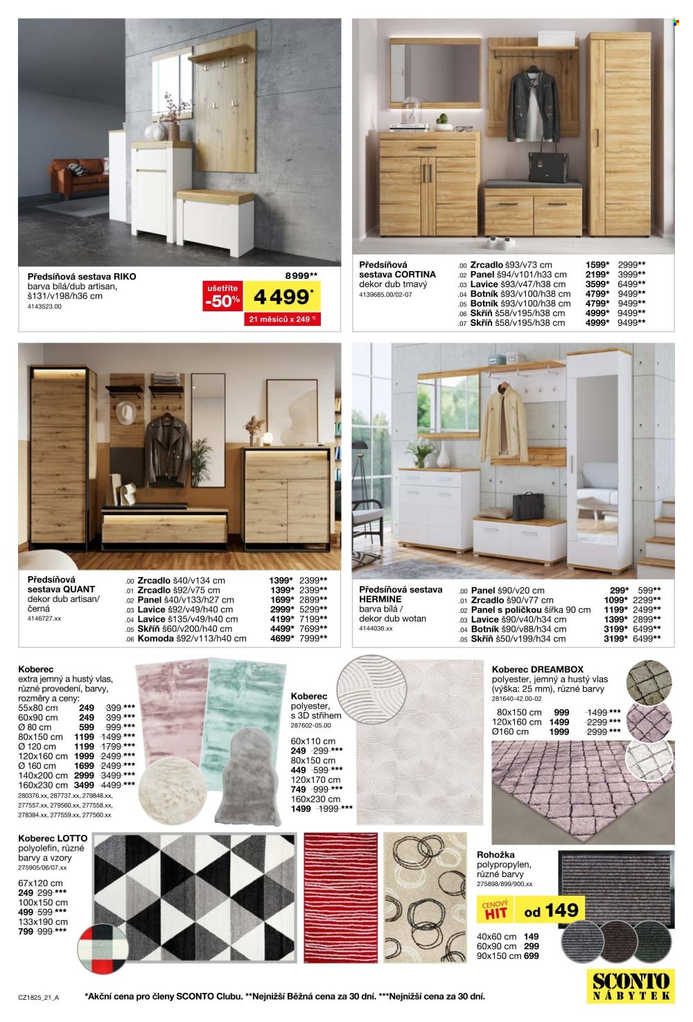 Leták SCONTO NÁBYTEK - 21.1.2026 - 10.2.2026. Strana 21