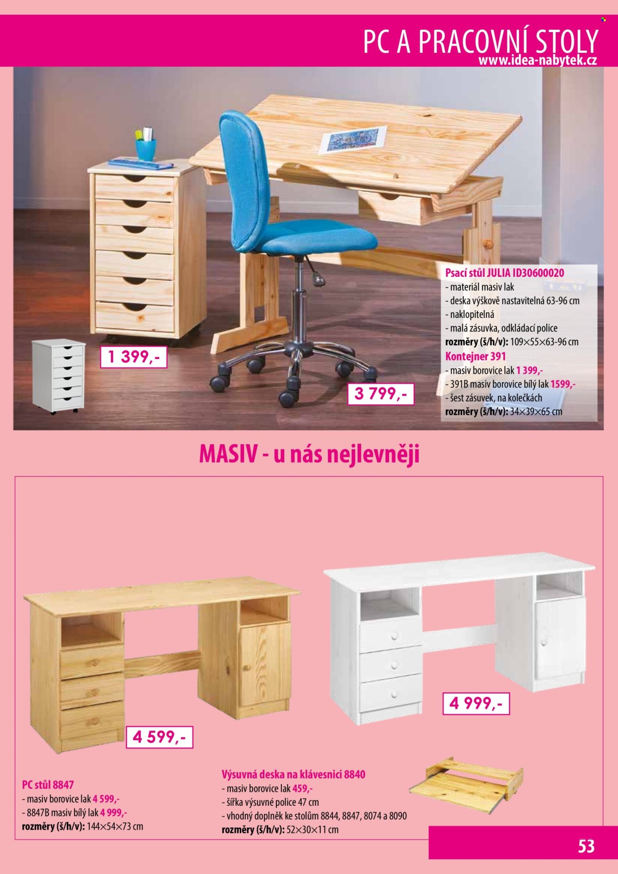 Leták IDEA nábytek. Strana 53