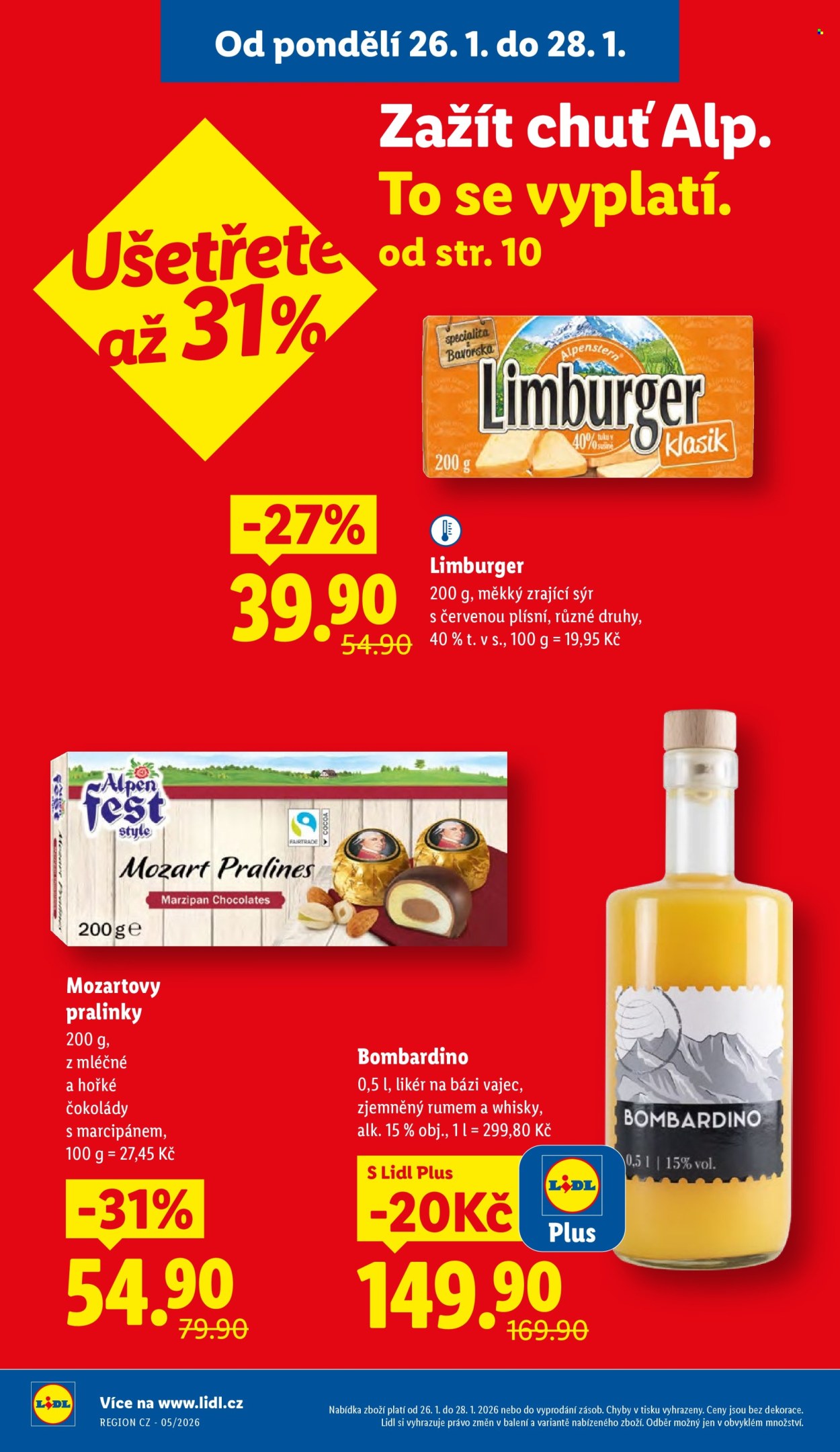 Leták Lidl - 26.1.2026 - 28.1.2026. Strana 2