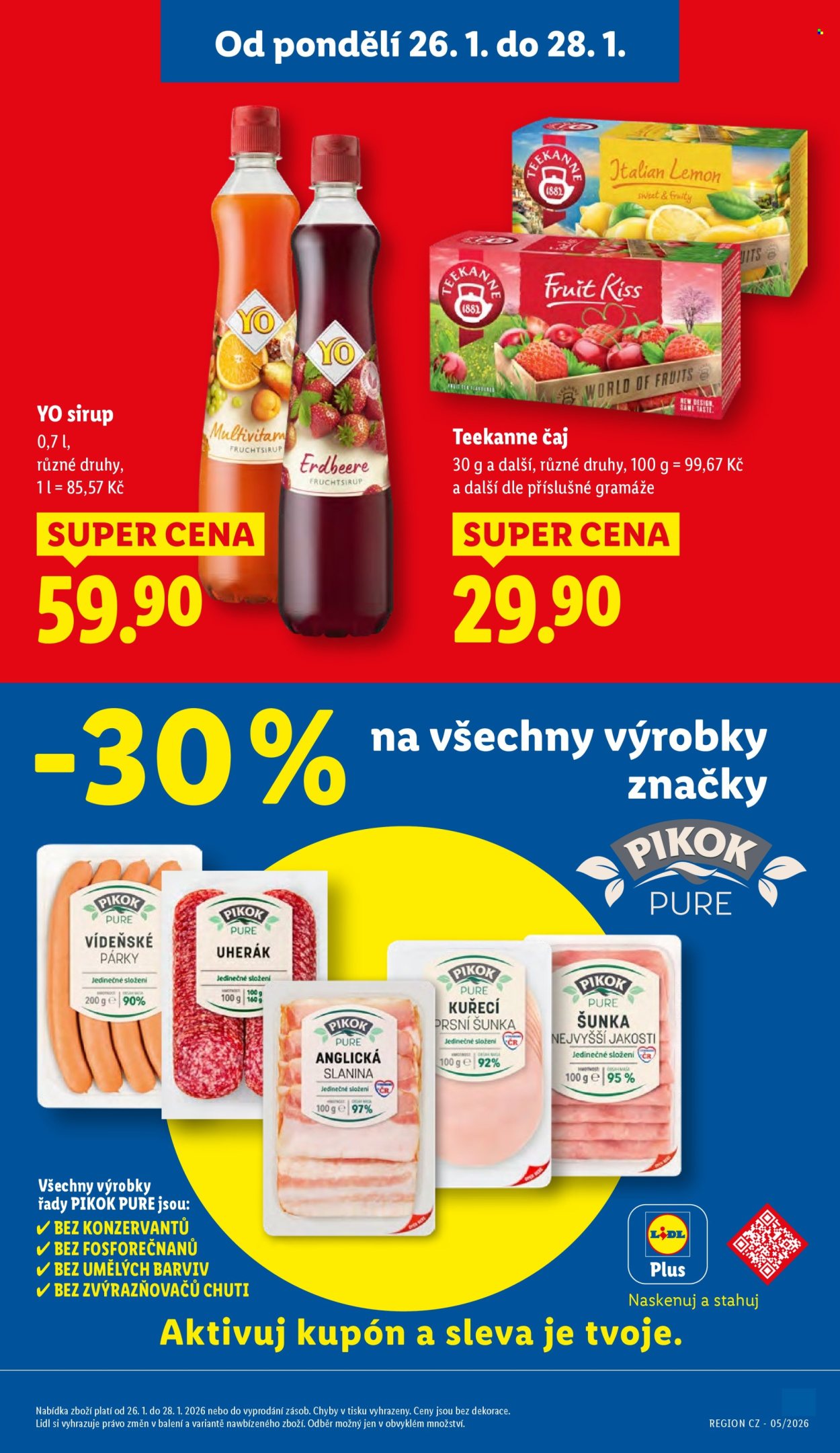 Leták Lidl - 26.1.2026 - 28.1.2026. Strana 3