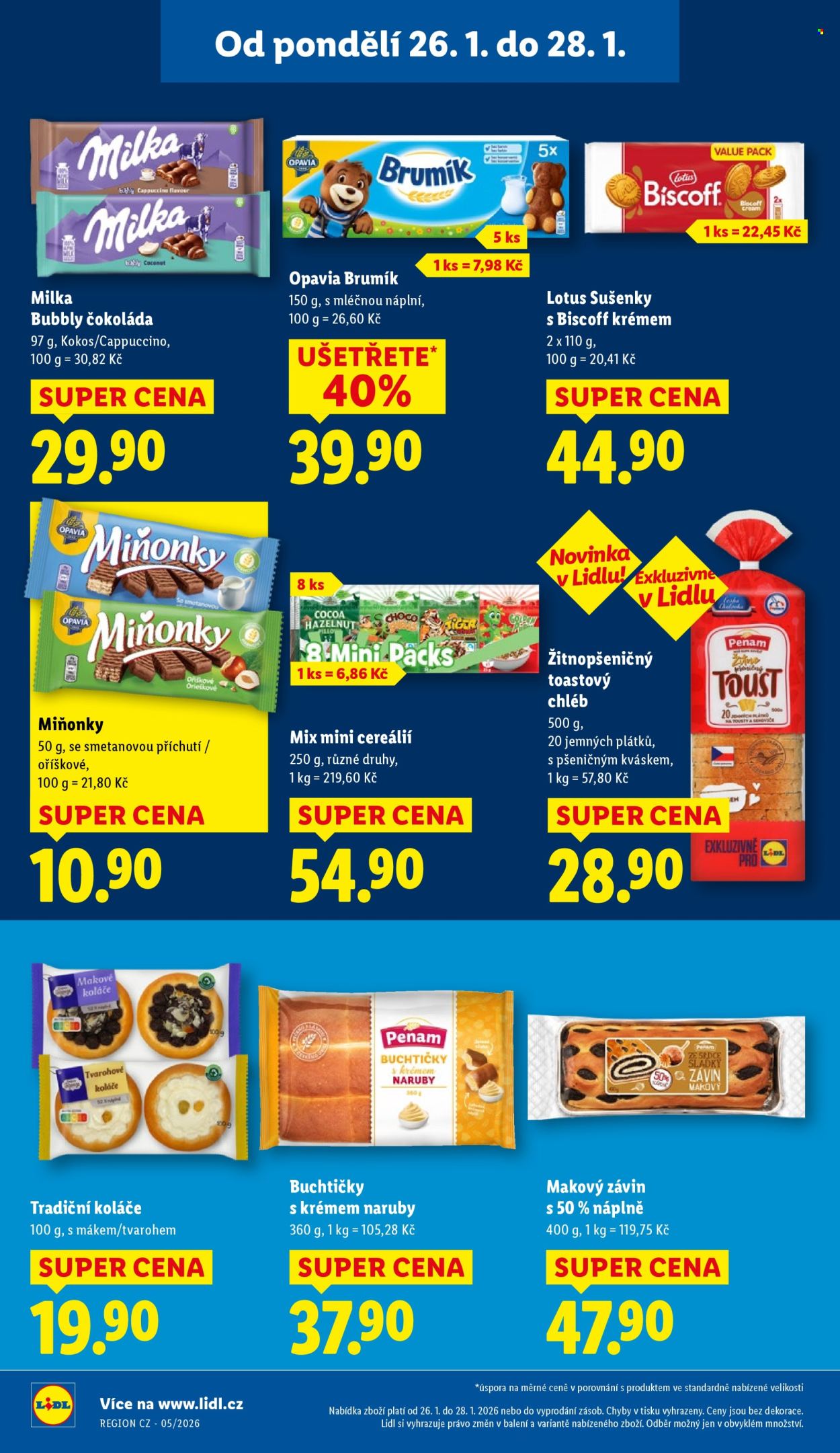 Leták Lidl - 26.1.2026 - 28.1.2026. Strana 22