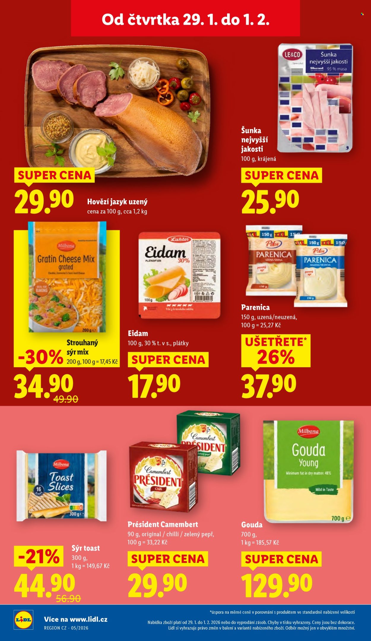 Leták Lidl - 29.1.2026 - 1.2.2026. Strana 14