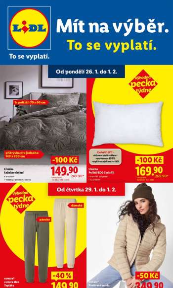 Leták Lidl - 26.1.2026 - 1.2.2026.