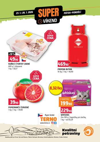 Leták coop TERNO - 23.1.2026 - 26.1.2026.