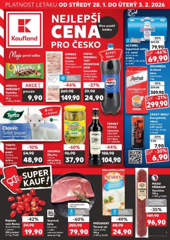 Leták Kaufland - 28.1.2026 - 3.2.2026.
