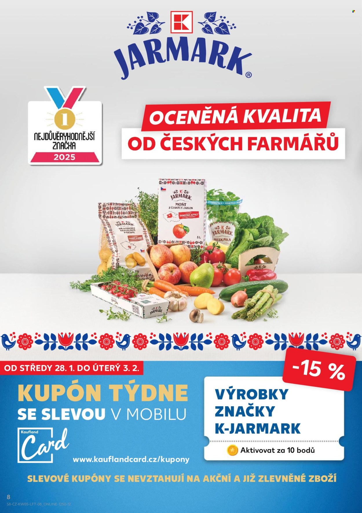 Leták Kaufland - 28.1.2026 - 3.2.2026. Strana 8