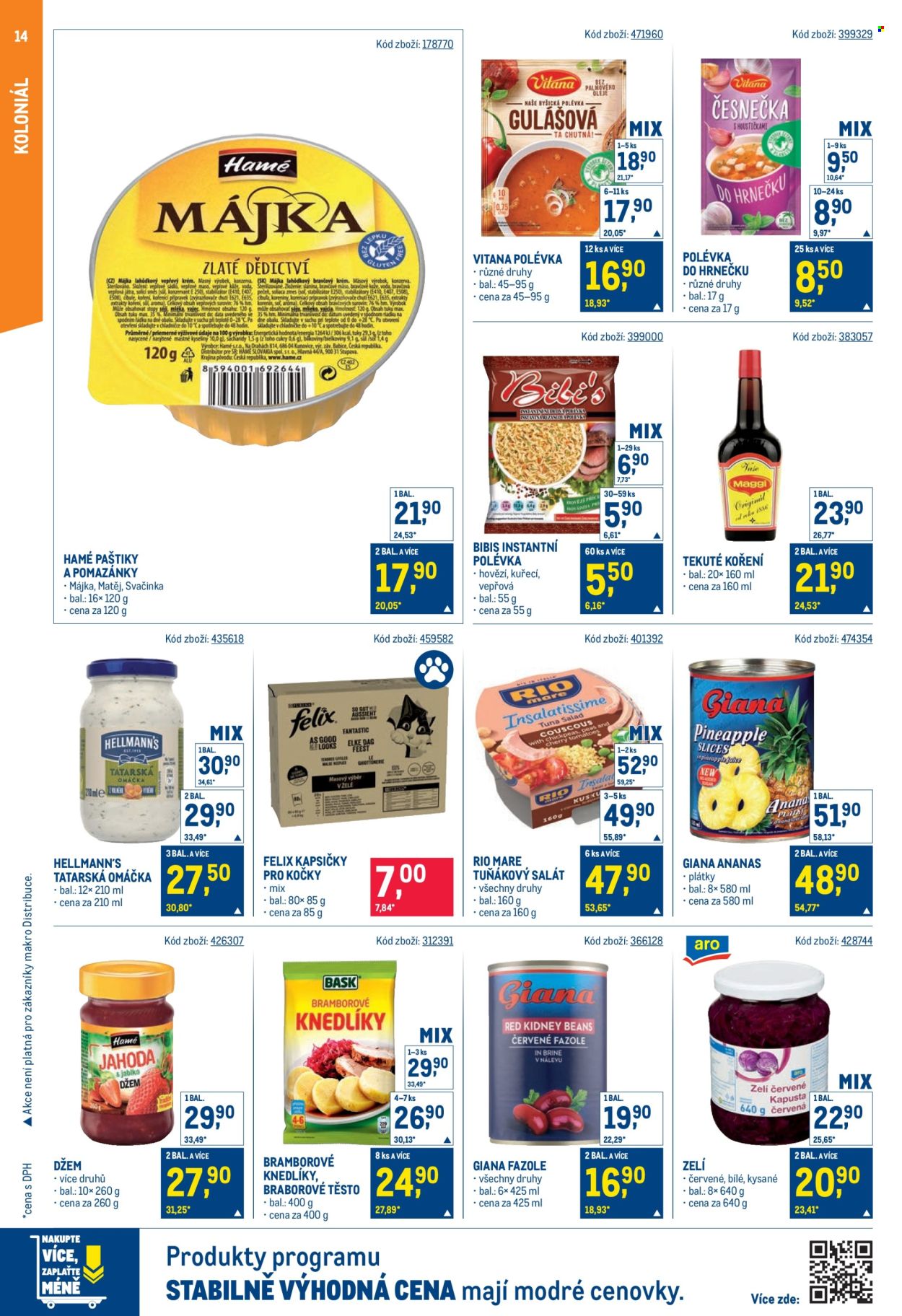Leták MAKRO - 28.1.2026 - 10.2.2026. Strana 14
