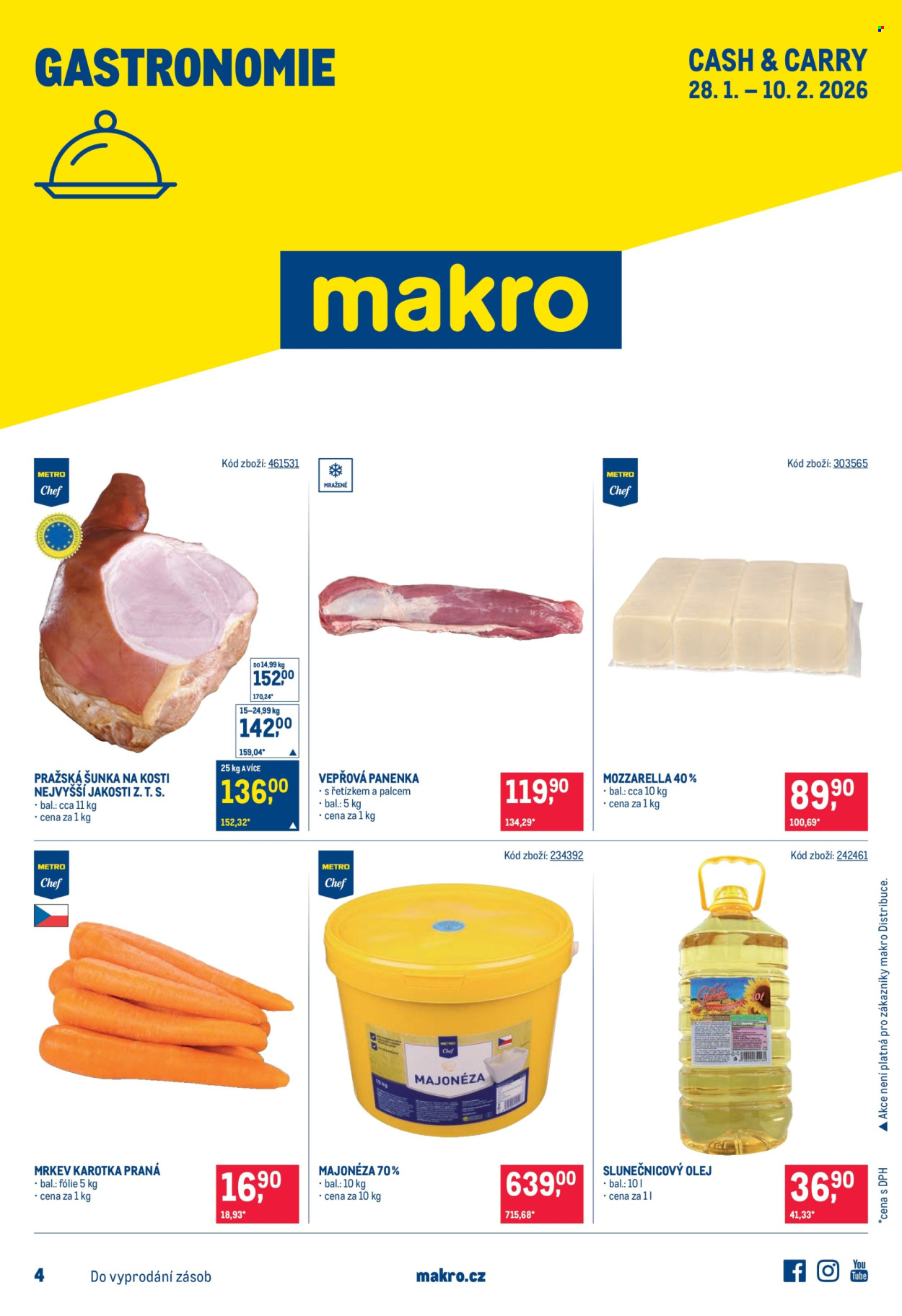 Leták MAKRO - 28.1.2026 - 10.2.2026. Strana 1