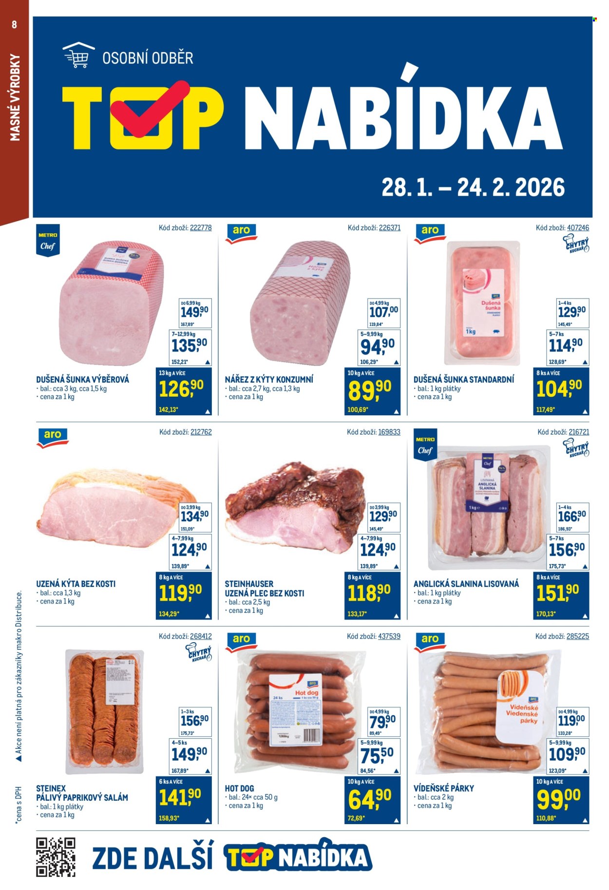 Leták MAKRO - 28.1.2026 - 10.2.2026. Strana 8