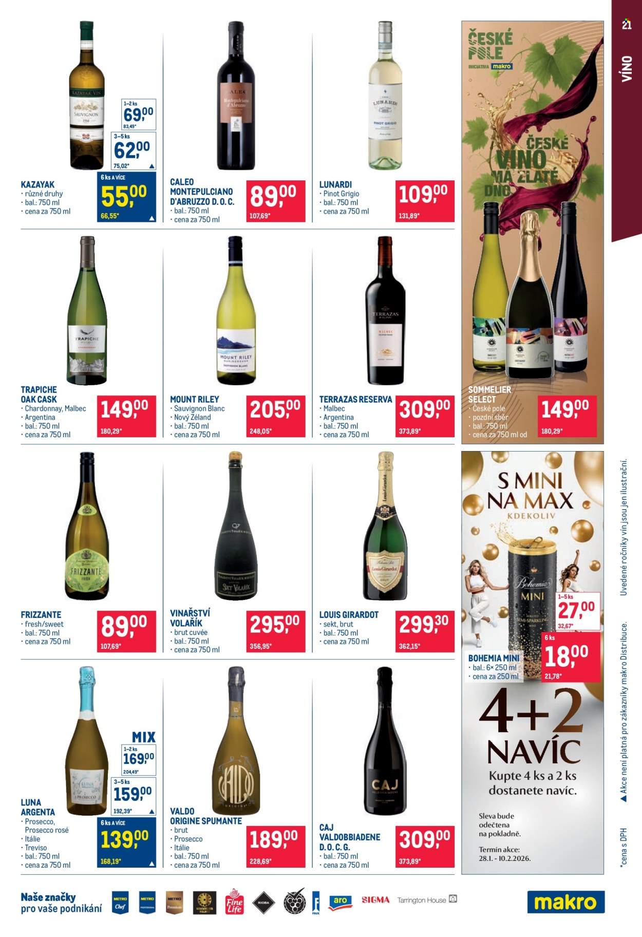 Leták MAKRO - 28.1.2026 - 10.2.2026. Strana 21