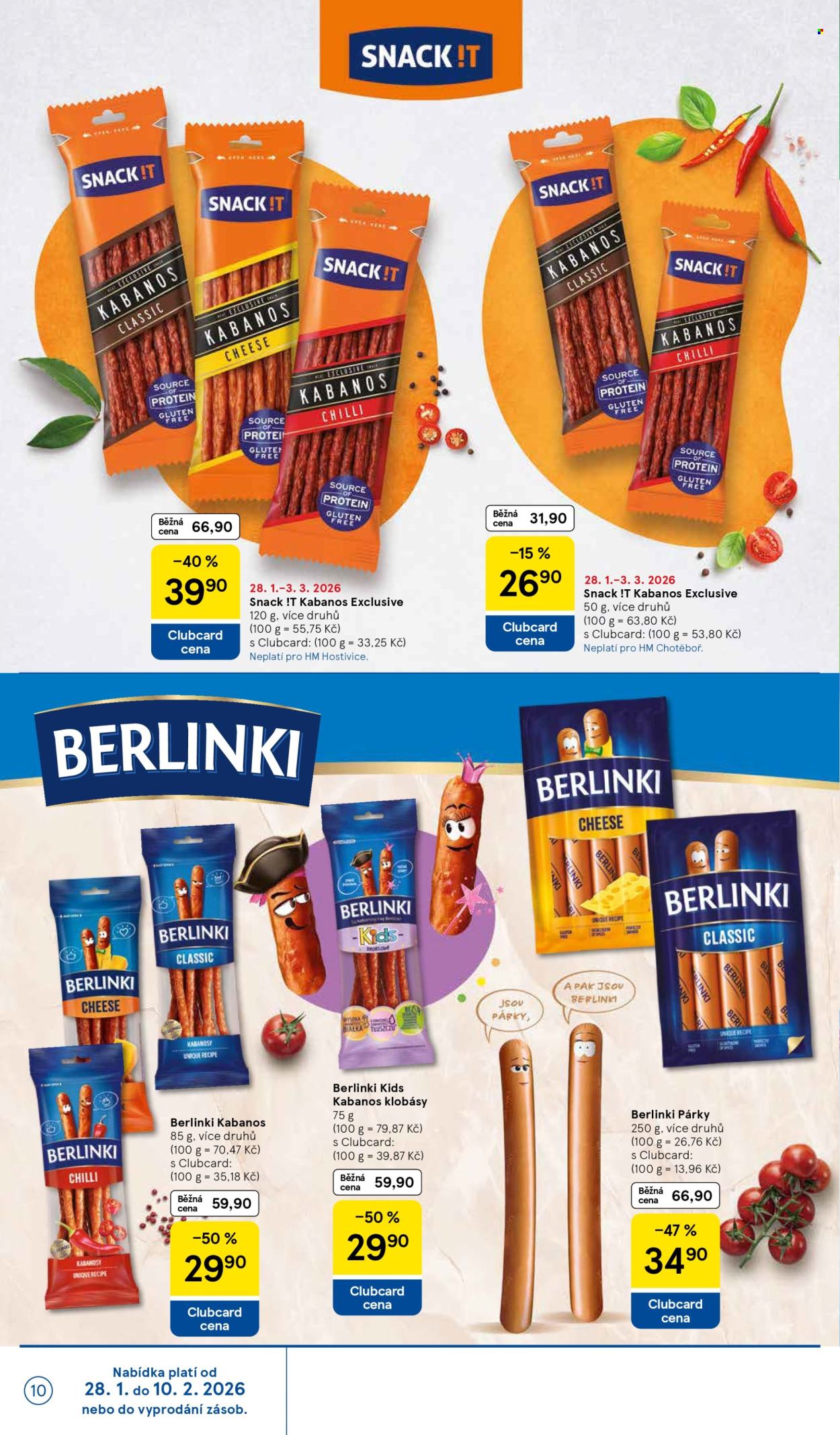 Leták TESCO - 28.1.2026 - 3.2.2026. Strana 10