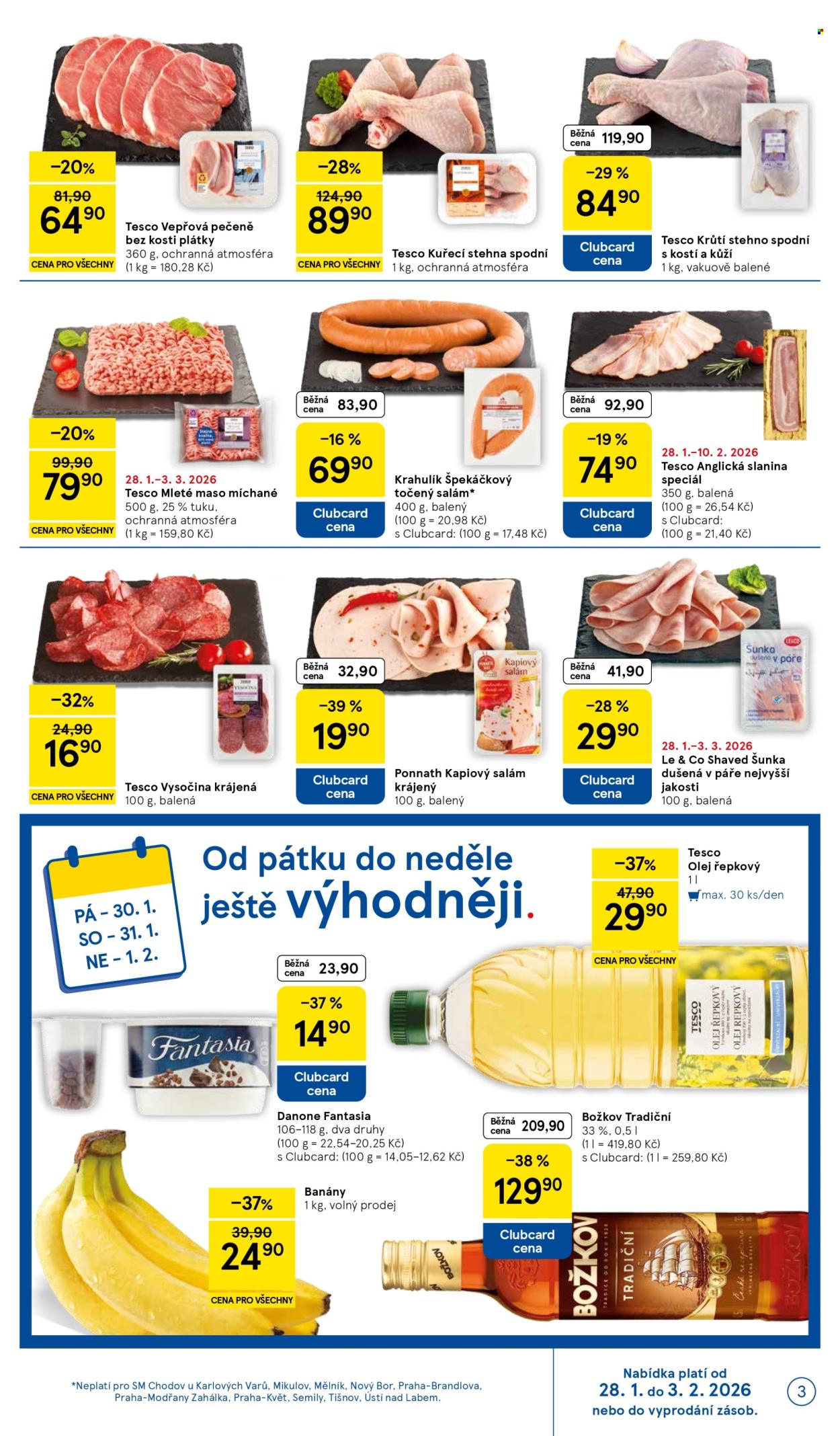 Leták TESCO supermarket - 28.1.2026 - 3.2.2026. Strana 3