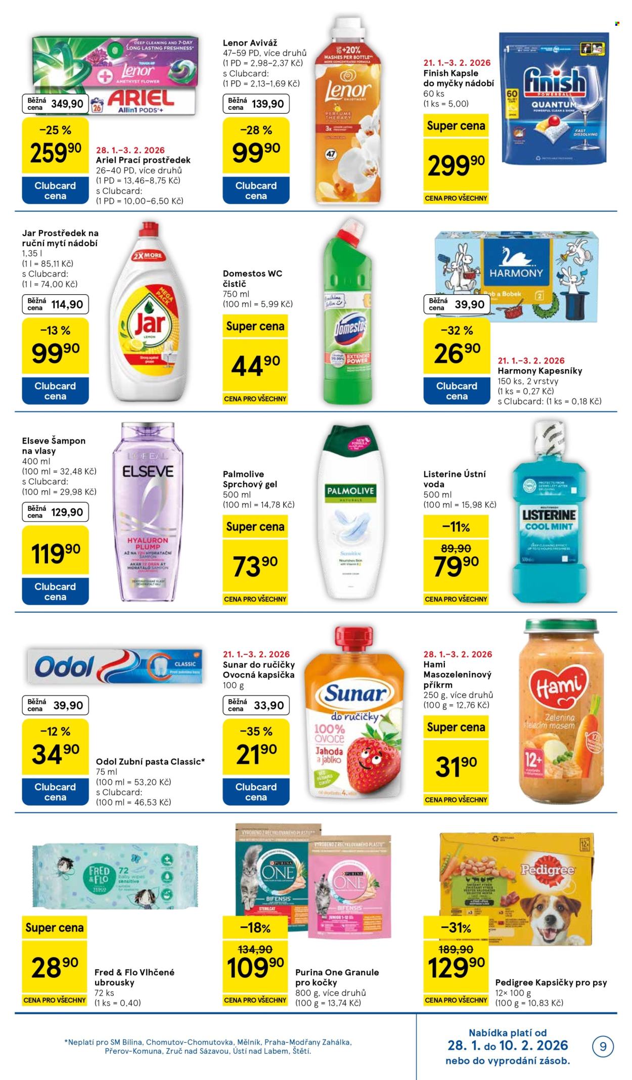 Leták TESCO supermarket - 28.1.2026 - 3.2.2026. Strana 9