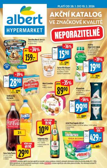 Leták Albert Hypermarket - 28.1.2026 - 10.2.2026.