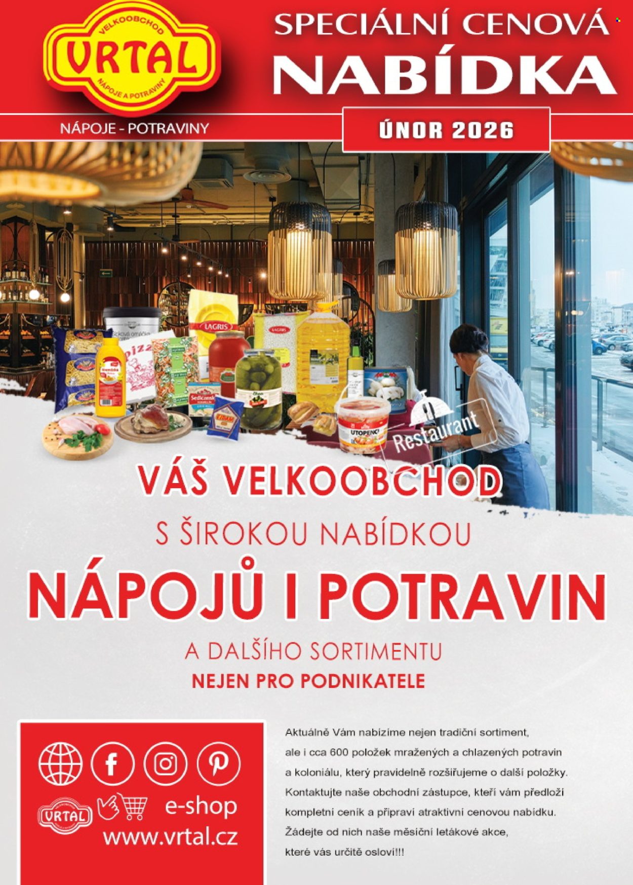 Leták Vrtal - 1.2.2026 - 28.2.2026. Strana 1