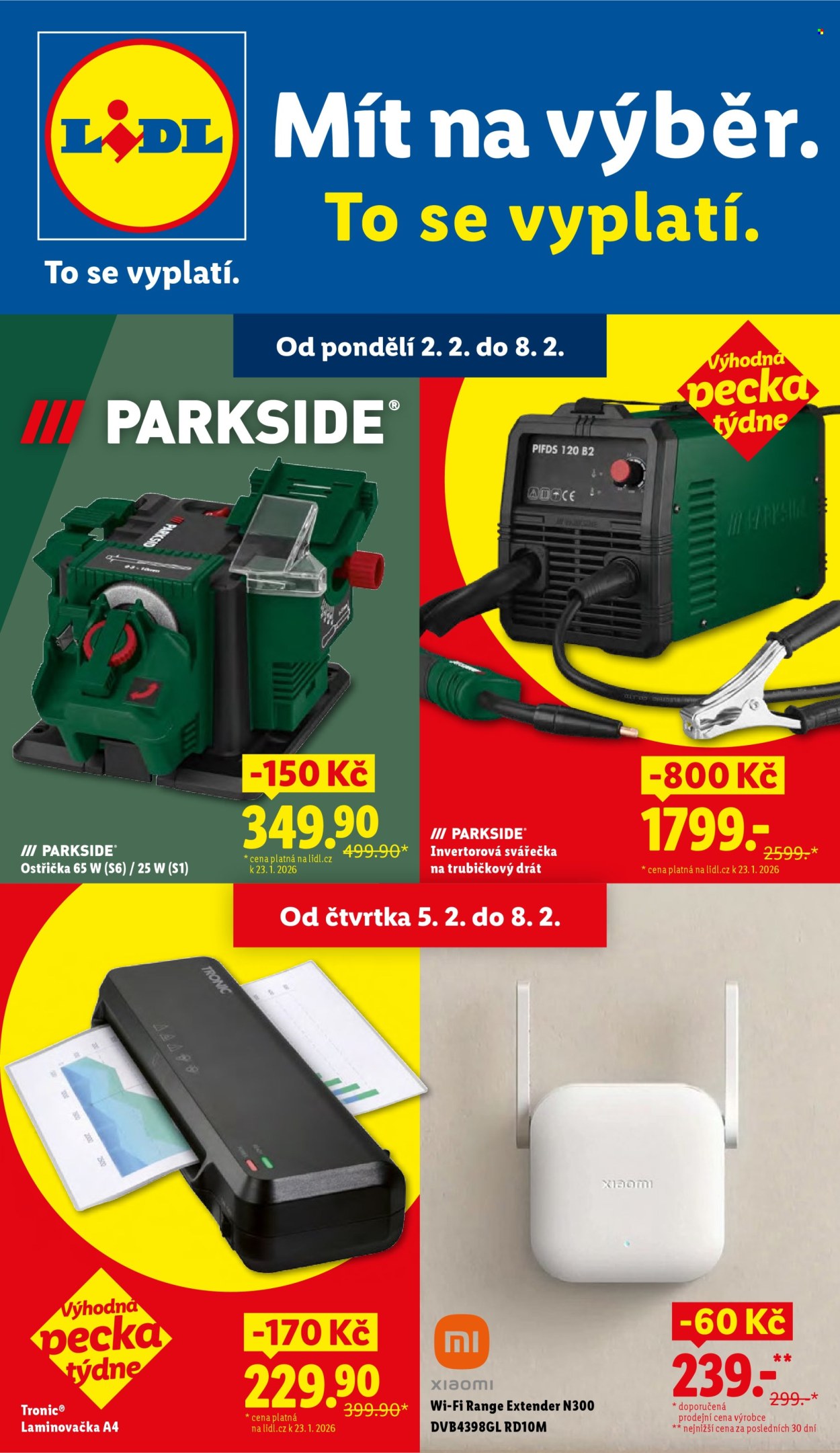 Leták Lidl - 2.2.2026 - 8.2.2026. Strana 1
