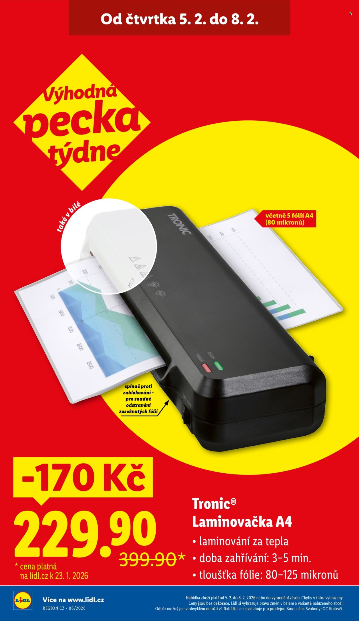Leták Lidl - 2.2.2026 - 8.2.2026. Strana 3