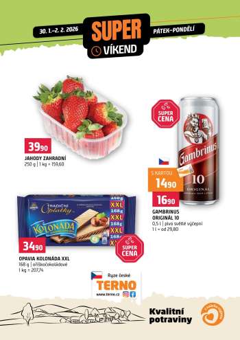 Leták coop TERNO - 30.1.2026 - 2.2.2026.