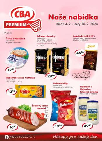 Leták CBA Premium - 4.2.2026 - 10.2.2026.