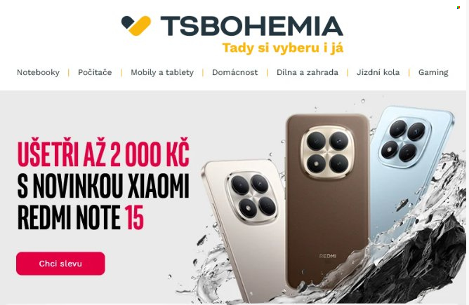 Leták T.S. BOHEMIA - 29.1.2026 - 31.1.2026. Strana 1