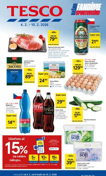 Leták TESCO - 4.2.2026 - 10.2.2026.
