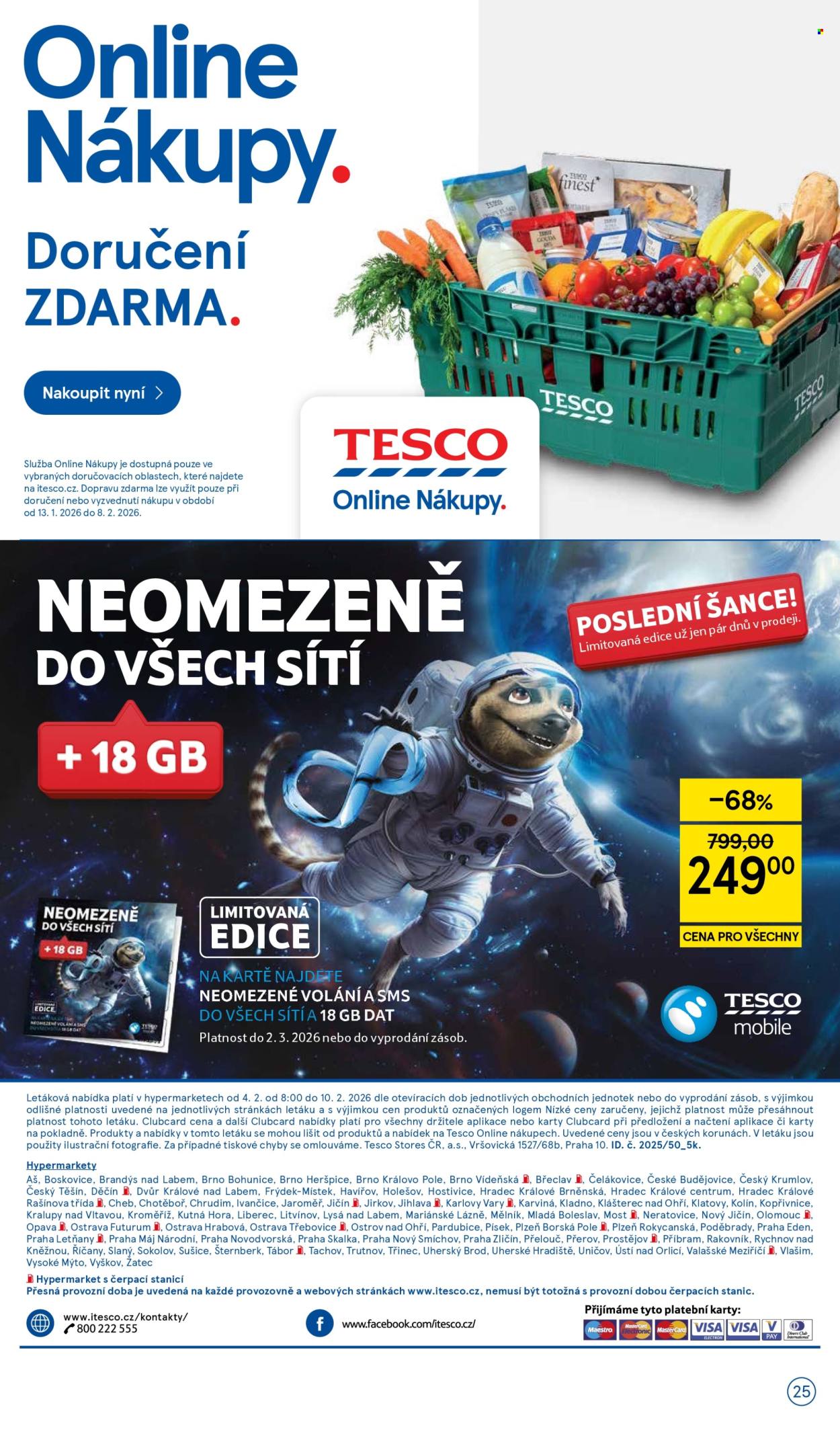 Leták TESCO - 4.2.2026 - 10.2.2026. Strana 25