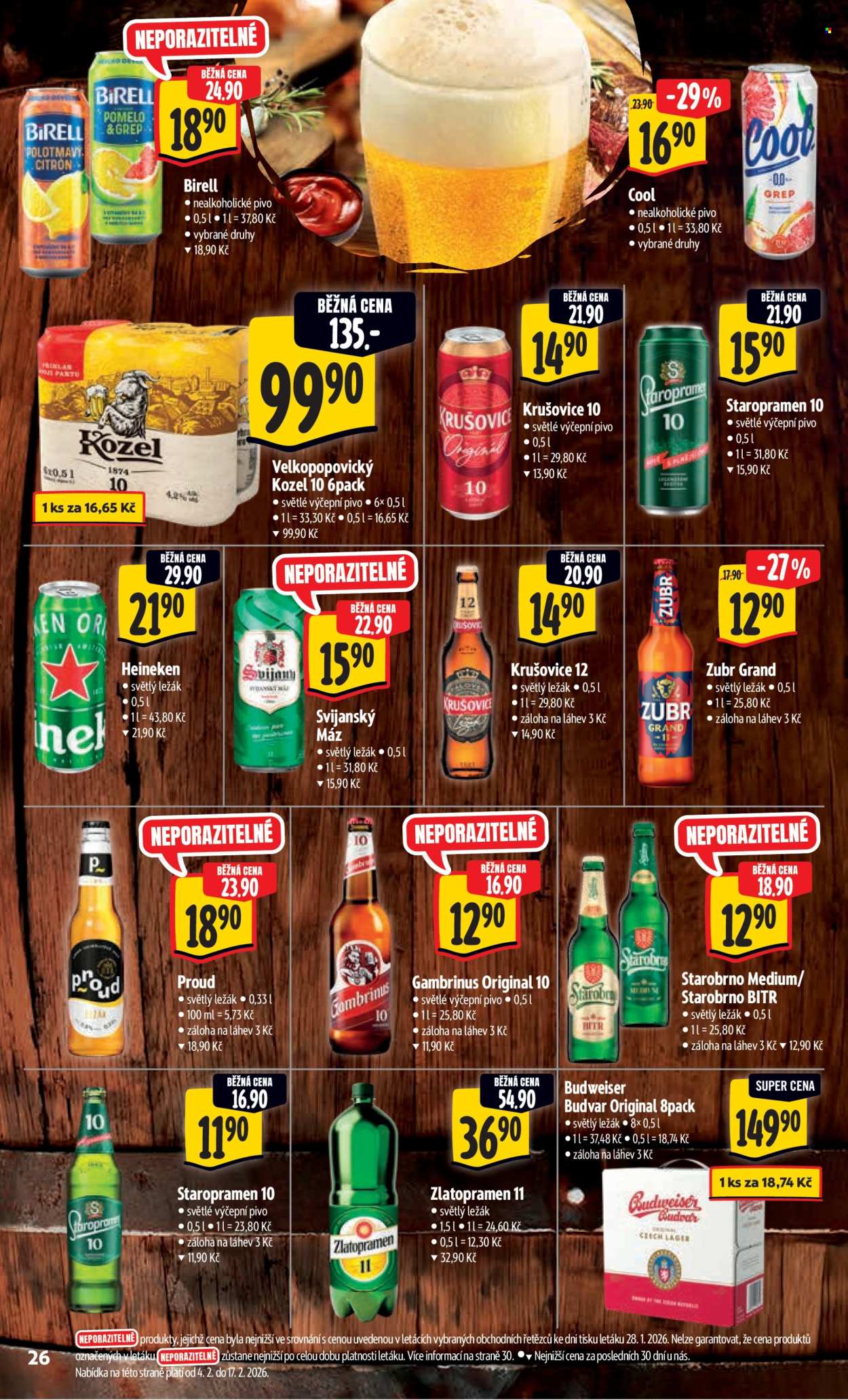 Leták Albert Hypermarket - 4.2.2026 - 10.2.2026. Strana 34