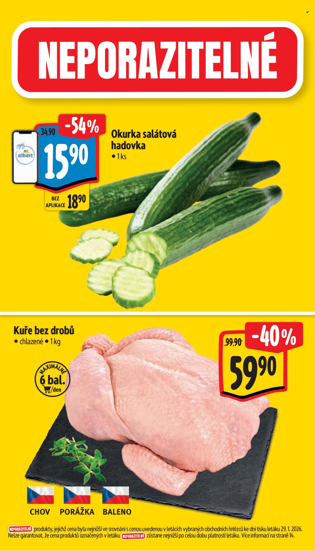 Leták Albert Supermarket - 4.2.2026 - 10.2.2026. Strana 2