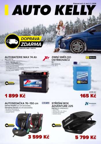 Leták AUTO KELLY - 3.2.2026 - 2.3.2026.