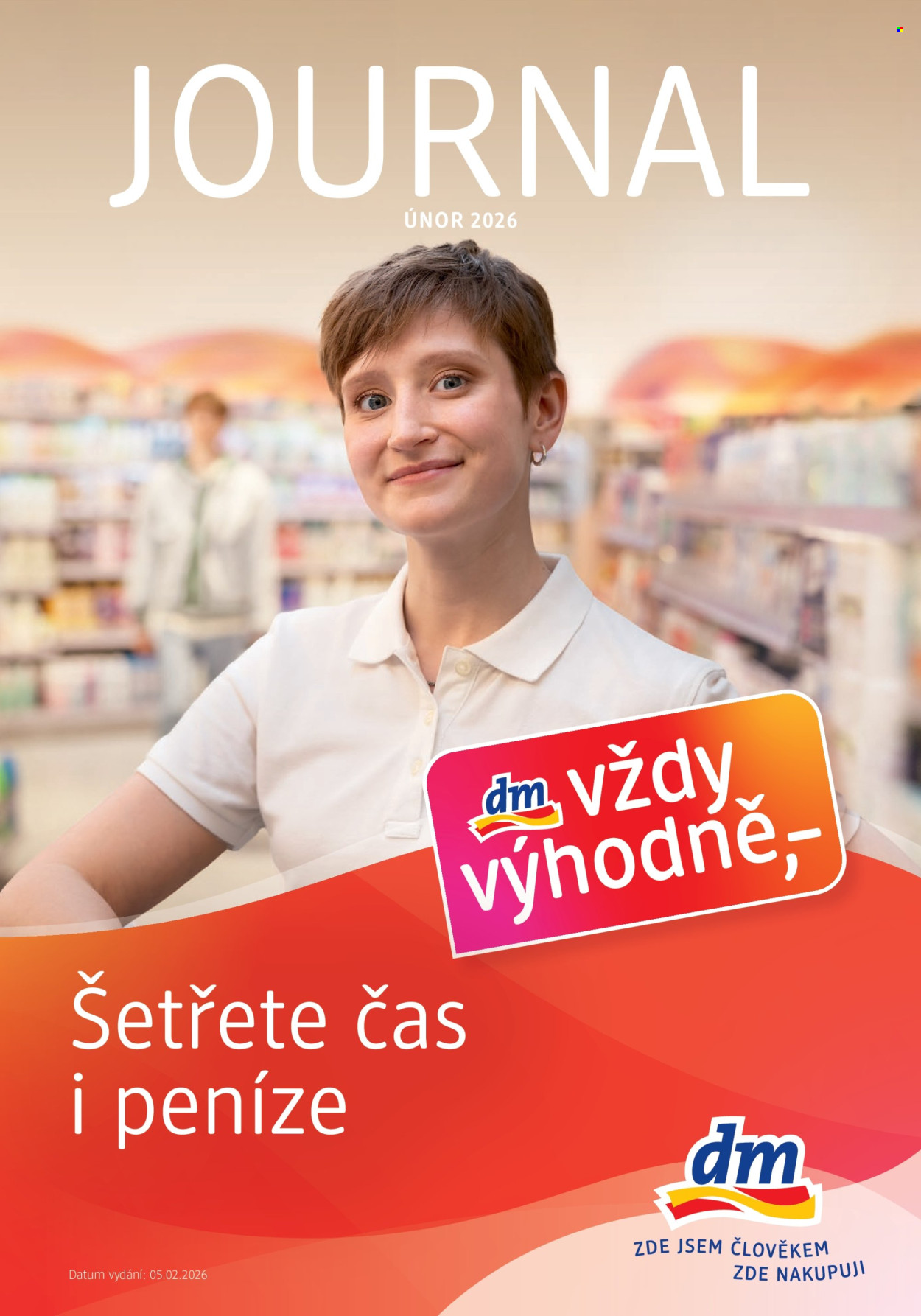 Leták dm drogerie - 5.2.2026 - 4.3.2026. Strana 1
