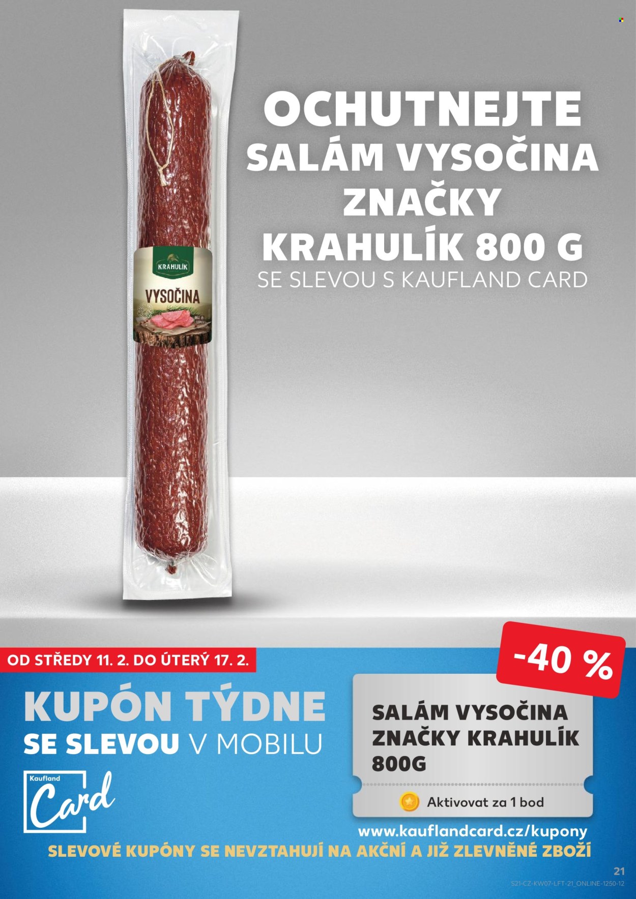 Leták Kaufland - 11.2.2026 - 17.2.2026. Strana 21