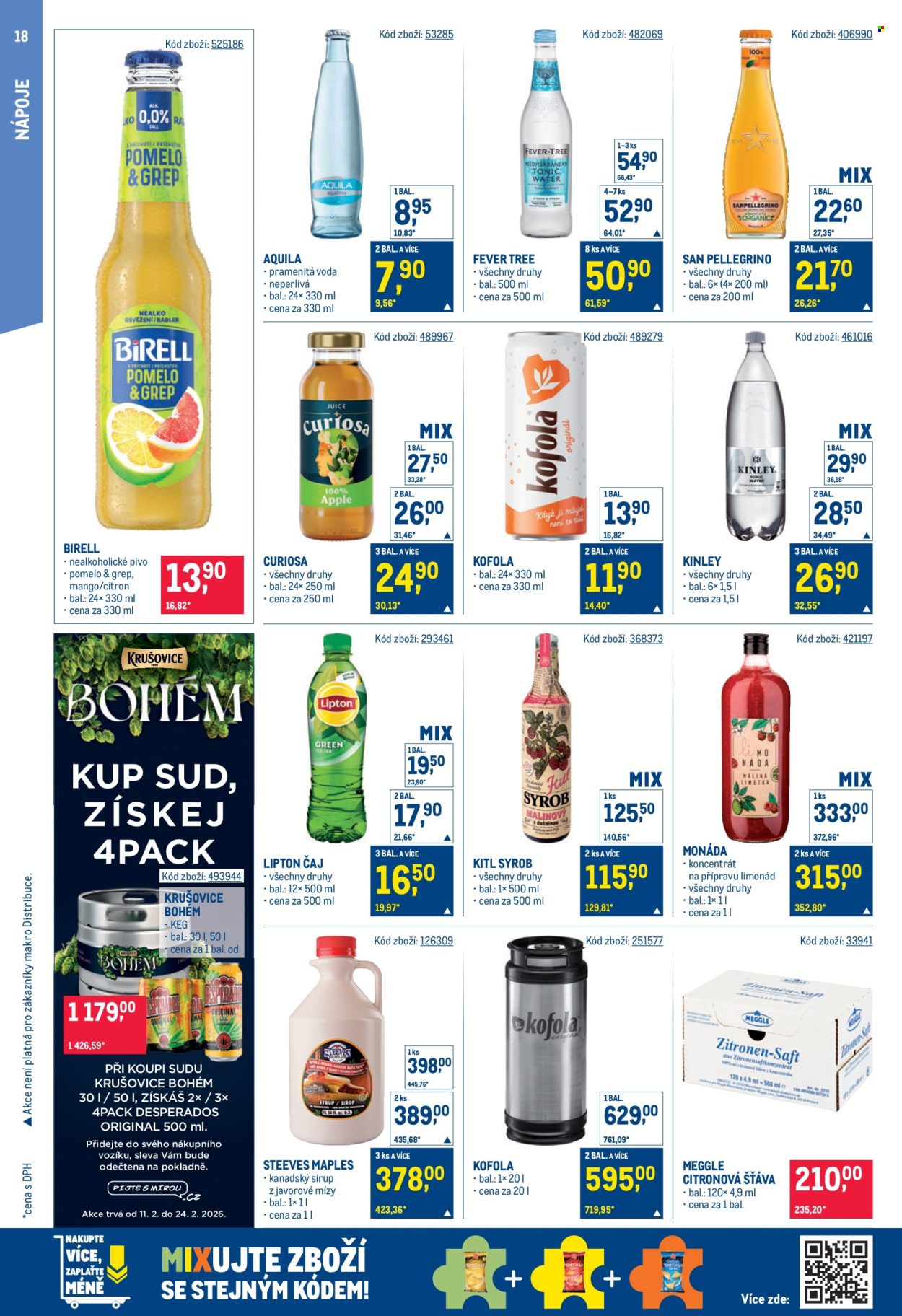 Leták MAKRO - 11.2.2026 - 24.2.2026. Strana 18
