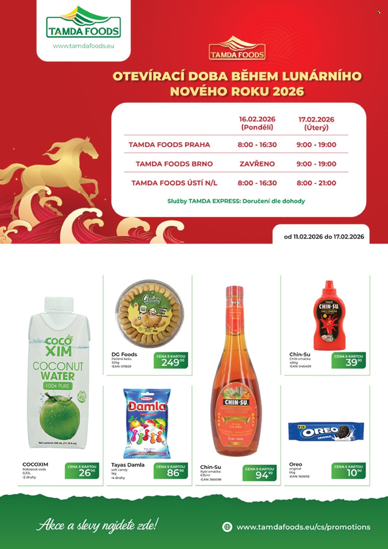 Leták Tamda Foods - 11.2.2026 - 17.2.2026. Strana 1