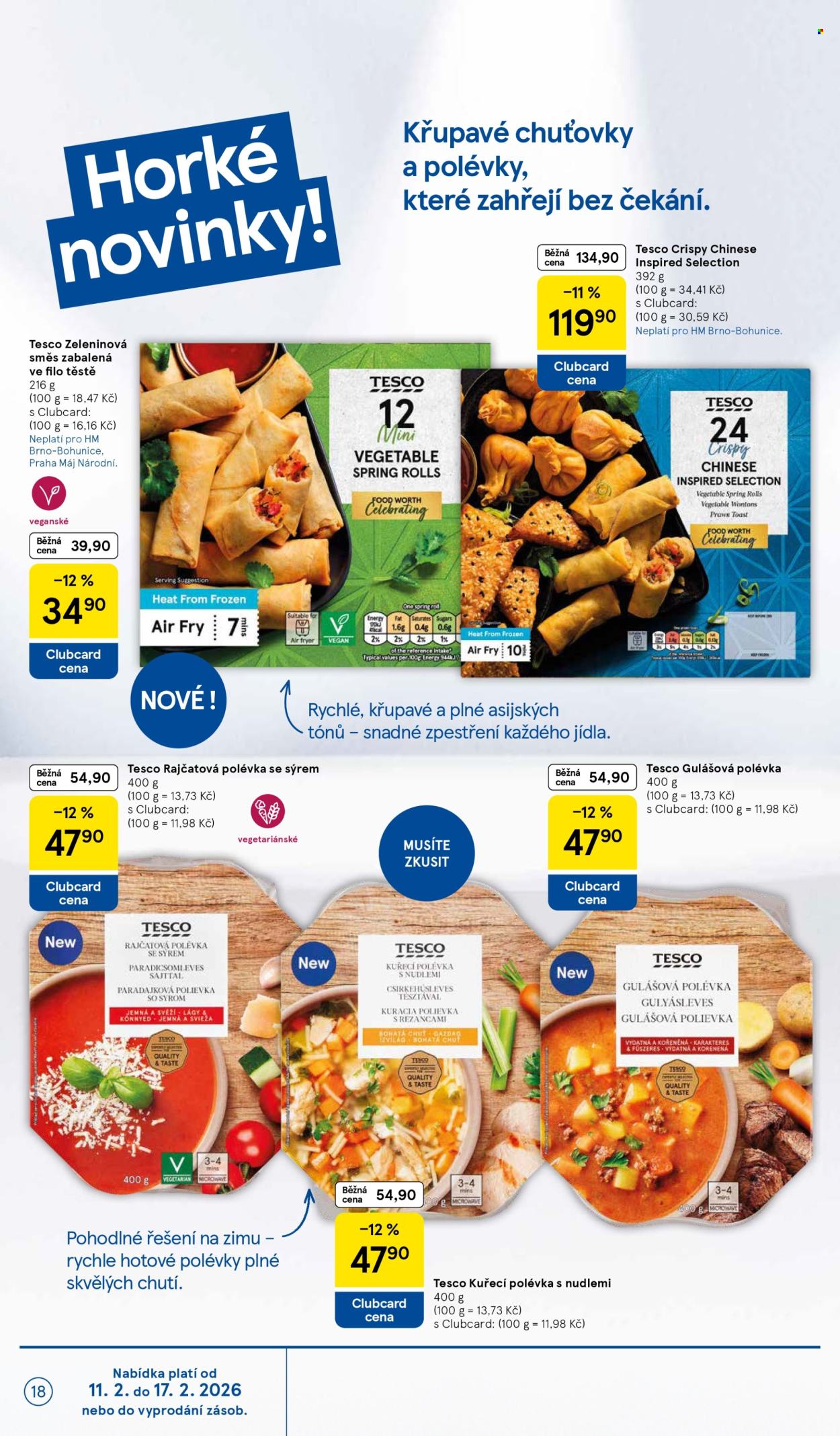 Leták TESCO - 11.2.2026 - 17.2.2026. Strana 18