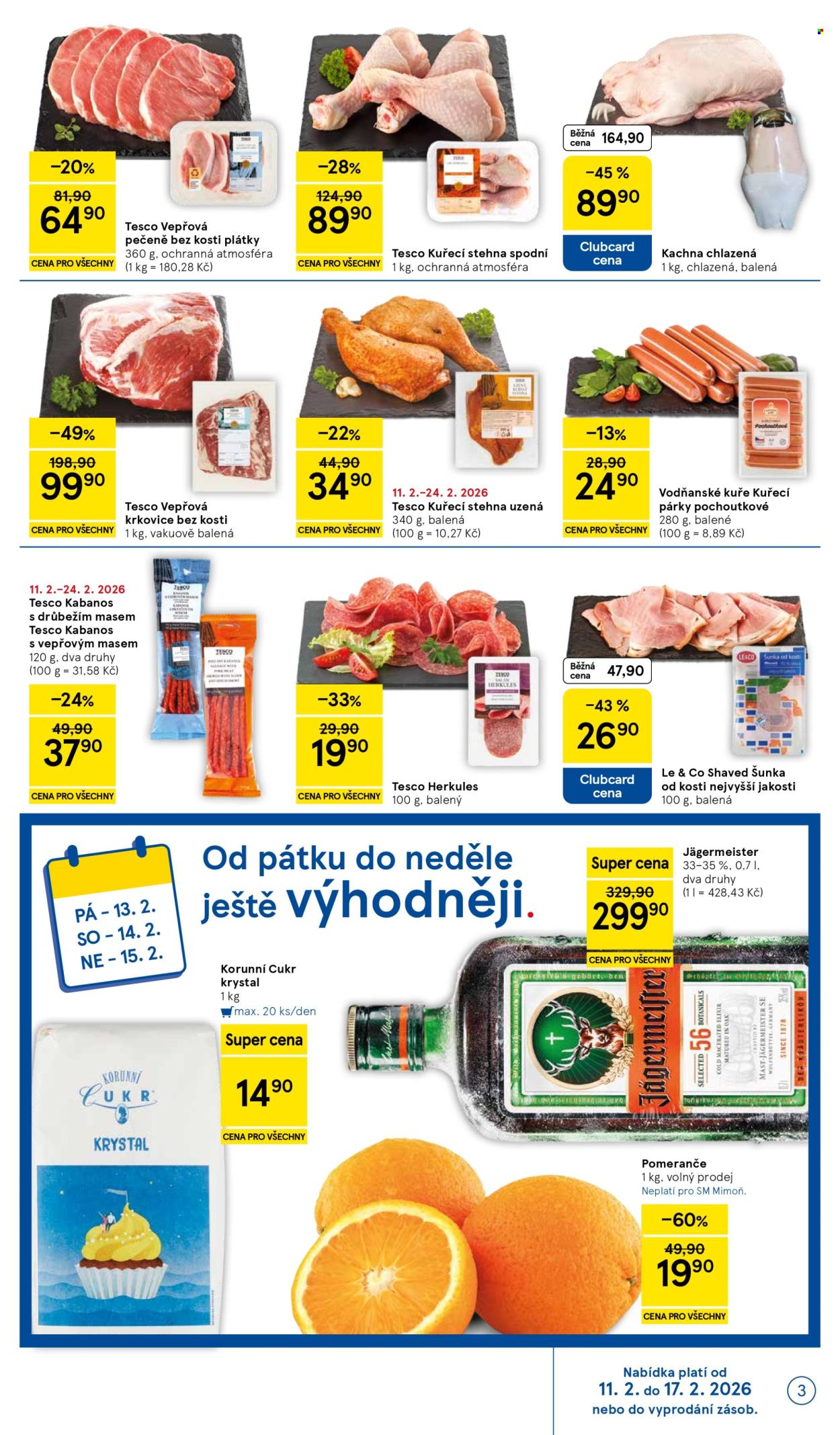 Leták TESCO supermarket - 11.2.2026 - 17.2.2026. Strana 3