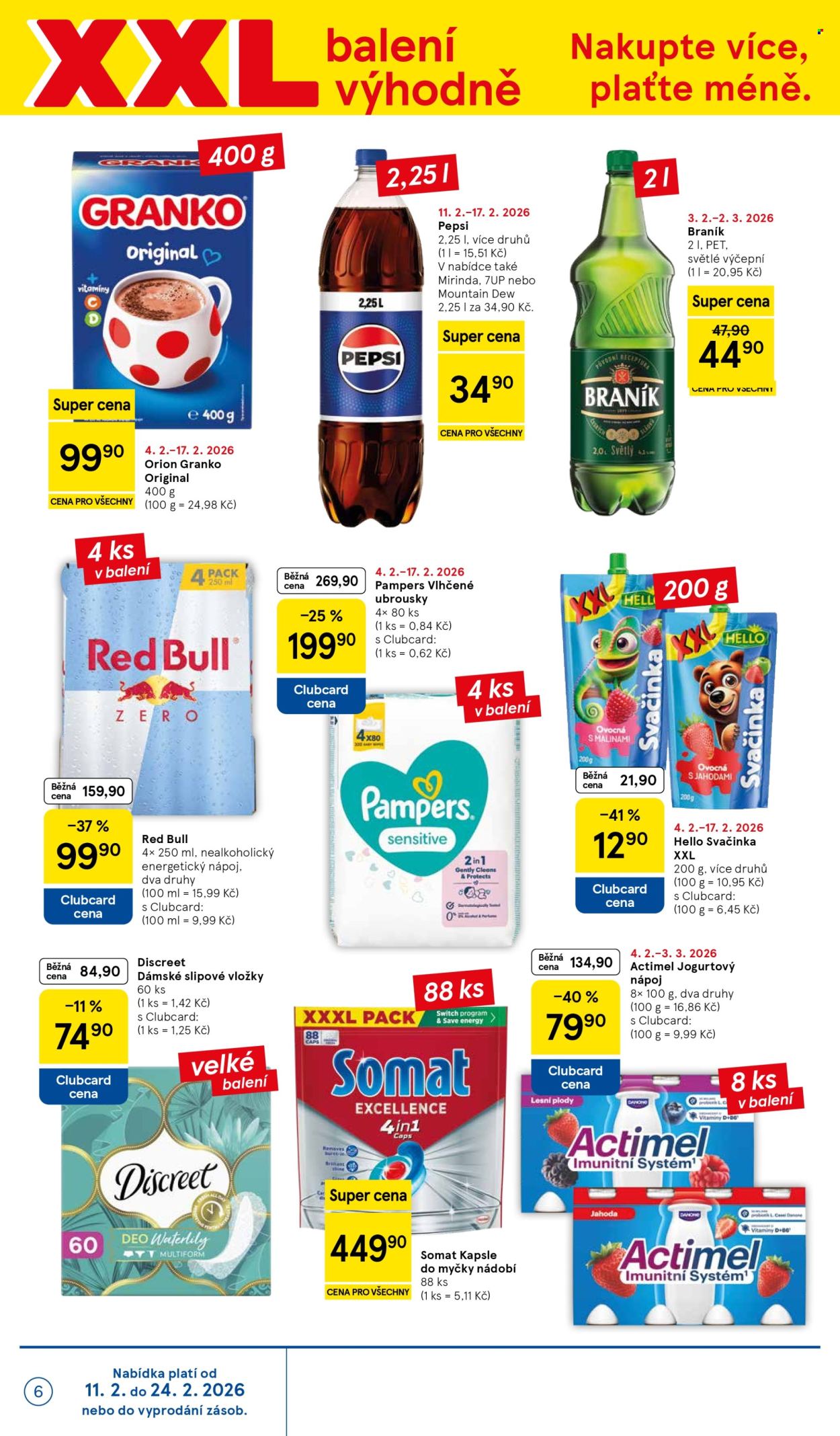 Leták TESCO supermarket - 11.2.2026 - 17.2.2026. Strana 6