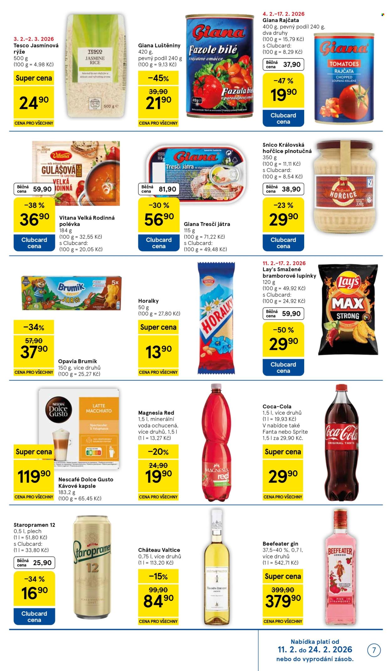 Leták TESCO supermarket - 11.2.2026 - 17.2.2026. Strana 7