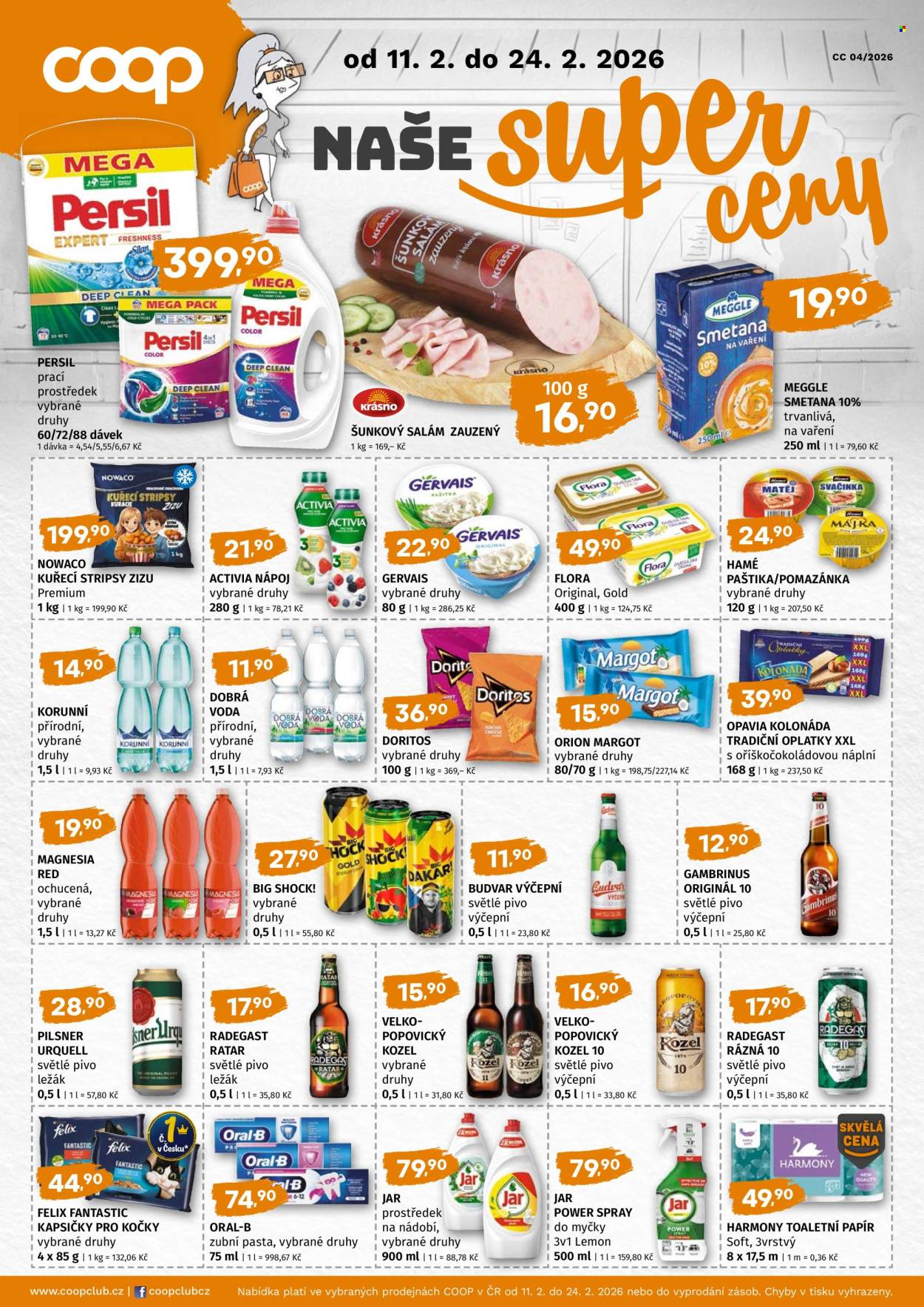 Leták coop JEDNOTA - 11.2.2026 - 24.2.2026. Strana 1
