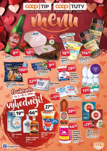 Leták coop TUTY - 11.2.2026 - 24.2.2026.