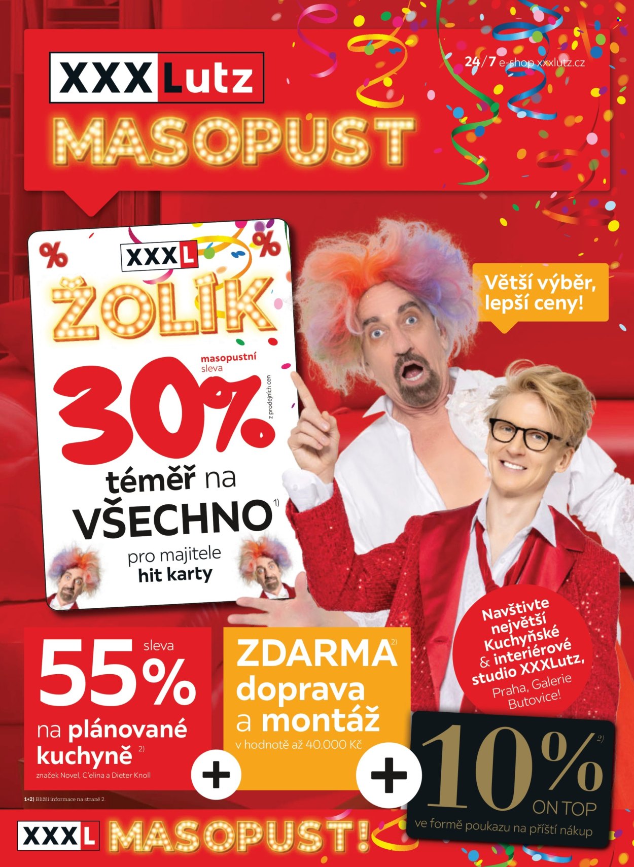 Leták XXXLutz - 9.2.2026 - 22.2.2026. Strana 1