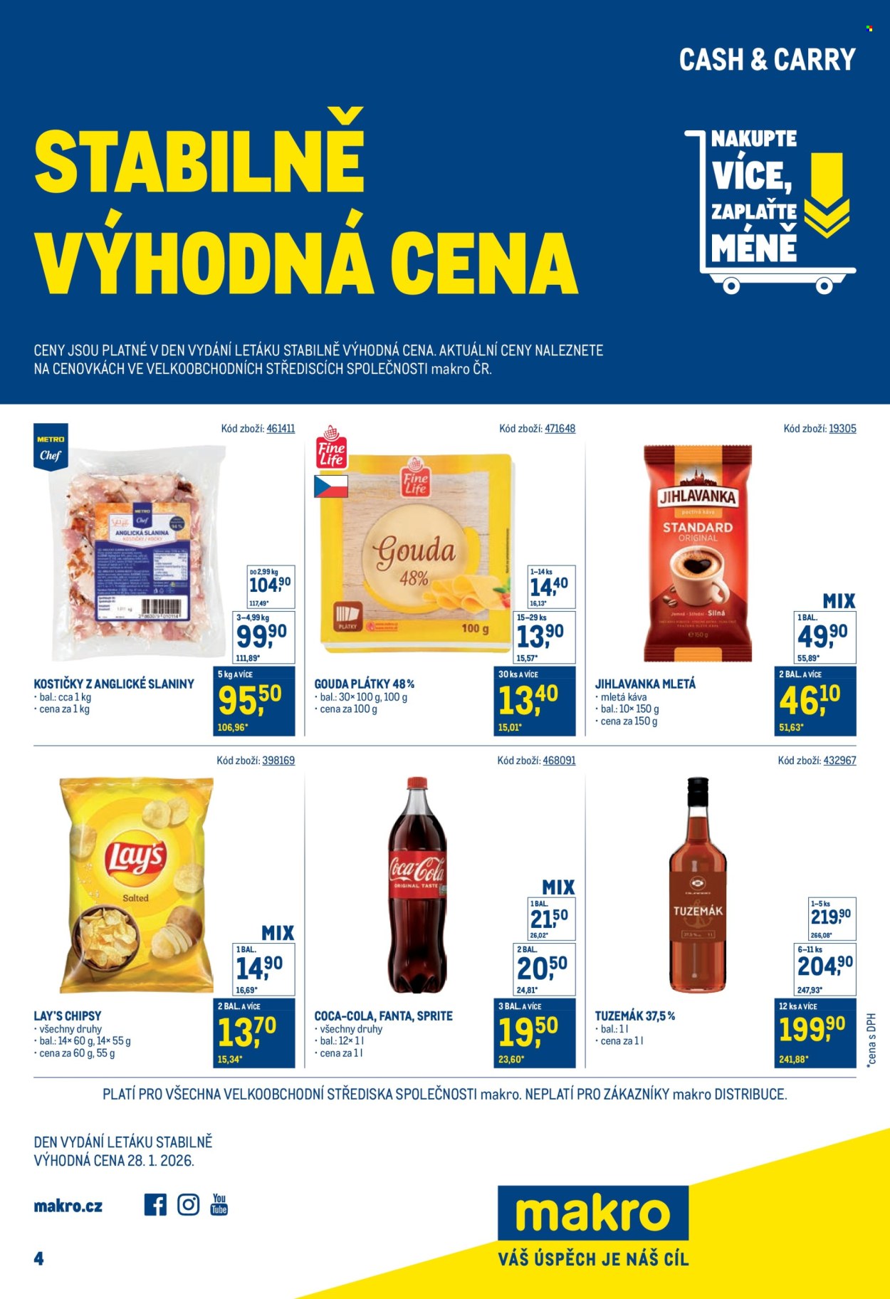 Leták MAKRO. Strana 1